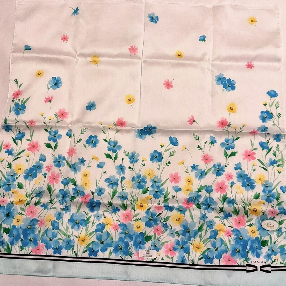 TOCCA Floral Handkerchief Bandana Scarf